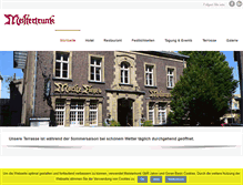 Tablet Screenshot of hotel-meistertrunk.de